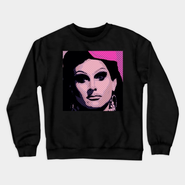 Just Jan Upset Drag Race Meme Pop Art Crewneck Sweatshirt by mareescatharsis